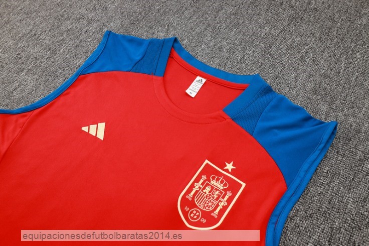Nuevo Entrenamiento Sin Mangas Conjunto Completo Argentina 2024 Rojo Azul Baratas